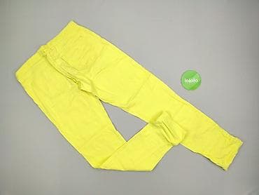 pull and bear pull and bear pull and bear: Damskie spodnie rurki Diverse - Kolor: neonowy żółty - Krój — 3