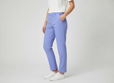 spodnie od piżamy damskie sinsay: Spodnie materiałowe damskie, rozmiar L — 8