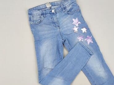 Spodnie jeansowe, Little kids, 8 lat, 128/134, stan - Bardzo dobry