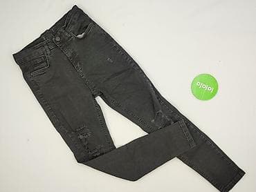 biale trampki ck: Jeansy damskie, rozmiar S — 2