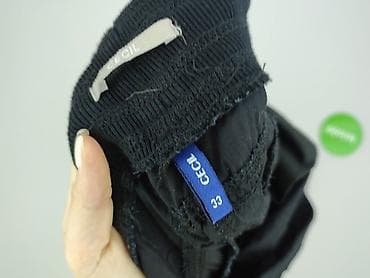 bershka cargo: Spodnie CECIL – męskie, czarne, rozmiar 33 - Model z elastycznym — 4