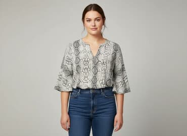 snake t shirty: Bluzka damska, rozmiar XL — 5