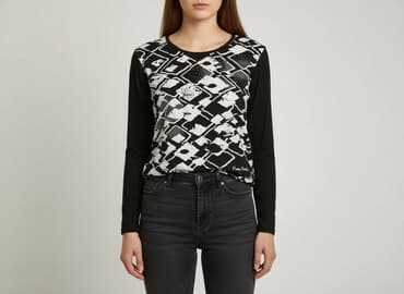 czarna bluza 134: Bluzka damska, rozmiar S — 5