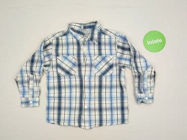 fox rage kombinezon: Shirt 5-6 years, condition - Perfect, pattern - Cell, color - Blue — 2