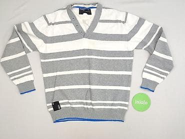 patchworkowe spodnie: Easy, Sweter dla mężczyzn, rozmiar M — 3