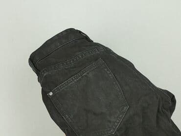dżinsy z wysokim stanem czarne: H&M, Jeansy damskie, rozmiar XS — 7