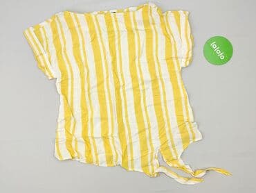 bluzka żółta w czarne paski: Esmara, Bluzka damska, rozmiar L — 2