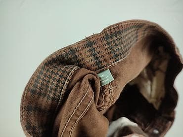 botki pull and bear: Męskie spodnie rurki w kratę – brąz/czekolada z ciemniejszym wzorem — 5