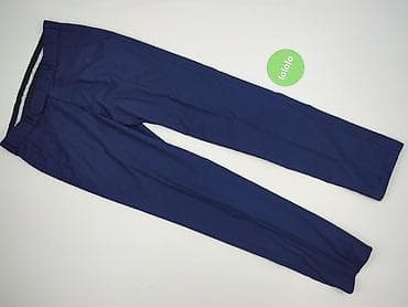 simple: Męskie spodnie garniturowe w kolorze granatowym - Krój: klasyczny — 2