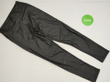 legginsy ze stringami: Leggings Eco-leather for women, size S (EU 36) — 2