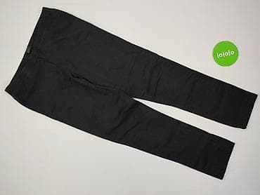 slip on na platformie: Spodnie materiałowe damskie, rozmiar S — 2