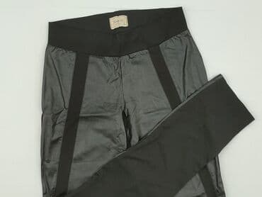 Leggings, Legginsy Ze skóry ekologicznej damskie, rozmiar L