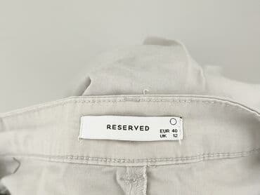 chinosy damskie reserved: Reserved, Spodnie materiałowe damskie, rozmiar M — 4