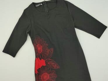 czarne sukienki plus size: Sukienka damska, rozmiar 2XL — 1