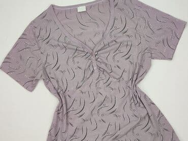 lawendowa bluzki damskie: Moda, Bluzka damska, rozmiar M — 4