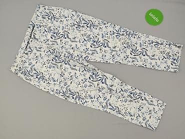 white jeans: Spodnie materiałowe damskie, rozmiar L — 2