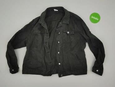 Kurtki skórzane: Janina, Kurtka jeansowa damska, rozmiar 2XL — 2