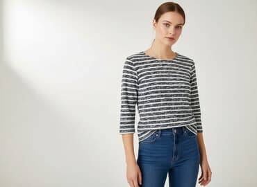 koszula wiya w paski: Bluzka damska, rozmiar M — 7