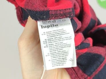 koszulka z numerem: Shirt 5-6 years, condition - Very good, pattern - Cell, color - Red — 5