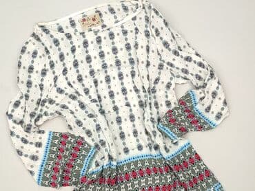 koszulka pod marynarkę damska: Blue, Women's blouse, size L (EU 40) — 1