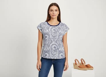 t shirty damskie mango: MNG Suit, T-shirt damski, rozmiar S — 1