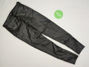 rajstopy z paskiem: Bershka, Legginsy Ze skóry ekologicznej damskie, S — 2