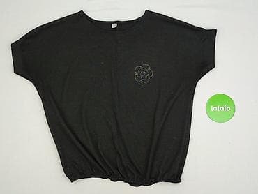 black colour bluzki: Kimono, Bluzka damska, rozmiar 2XL — 2