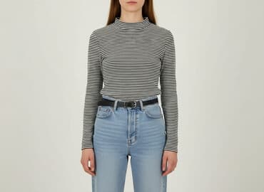 koszulka kaszmirowa: Top damski, rozmiar S — 7