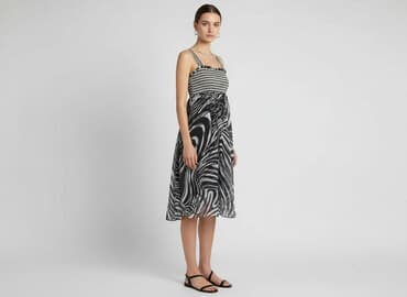 zara sukienka zebra: Sukienka damska, rozmiar S — 1