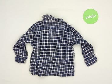 sweter hello kitty h: Koszula 1.5-2 lat, stan - Dobry, wzór - Kratka, kolor - Niebieski — 3