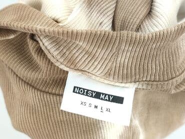 koszulka z długim rękawem w paski: Noisy May, Top damski, rozmiar XS — 4