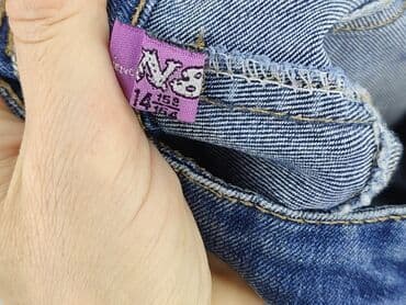 kombinezon viola piekut: Spodnie jeansowe, Niebieski Księżyc, 14 lat, 158/164, stan - Bardzo dobry — 5