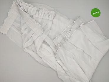 z internetem rzeczy: Białe firany z woalu – komplet z taśmą marszczącą - Materiał: lekki — 3