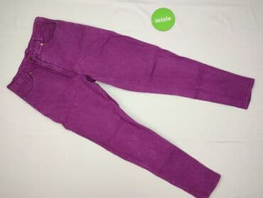 fioletowe jeansy damskie: Jeansy damskie, rozmiar M — 2
