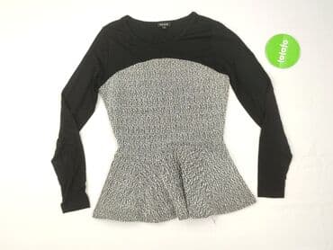 czarne bluzki z krótkim rękawem allegro: River Island, Women's blouse, size S (EU 36) — 2