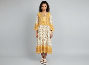 lata 70 sukienki: Sukienka damska, rozmiar S — 1