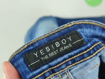 woskowane dżinsy: Yes, Jeansy damskie, rozmiar One size — 4