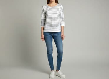 białe buty deichmann: CASAMODA, Bluzka damska, rozmiar S — 6