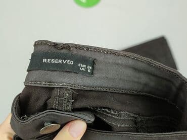 spodnie woskowane brązowe reserved: Reserved, Jeans for women, size XS (EU 34) — 4