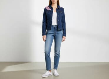 reserved kurtki jeansowe: Kurtka jeansowa damska, rozmiar S — 1