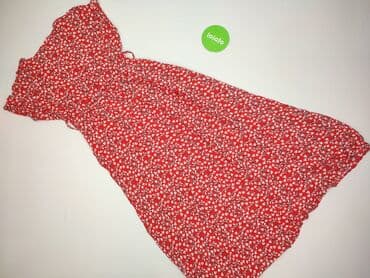 czerwona sukienki midi: Sukienka damska, rozmiar S — 4