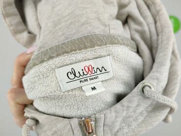 szary sweter: Chillin, Bluza z kapturem damska, rozmiar M — 5