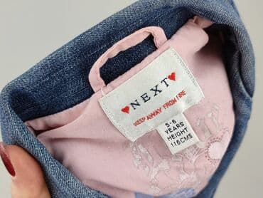 lambert koszula: Dziecięca kurtka jeansowa, 5-6 lat, 110-116 cm, Next, stan - Bardzo dobry — 4