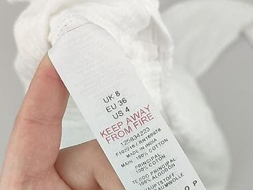biala bluzka hm: Topshop, Koszula damska, rozmiar S — 4