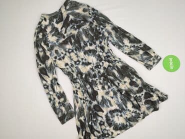 zara sukienka w kwiaty z bufiastymi rękawami: Zara, Women`s dress, size S — 3