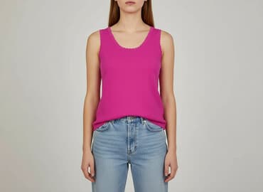 bluzki amarantowa: Top damski, rozmiar S — 5