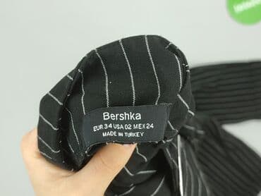 bershka spodnie w paski: Bershka, Spodnie materiałowe damskie, rozmiar XS — 4
