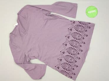 liliowa bluza damska: Bluzka damska, rozmiar L — 2