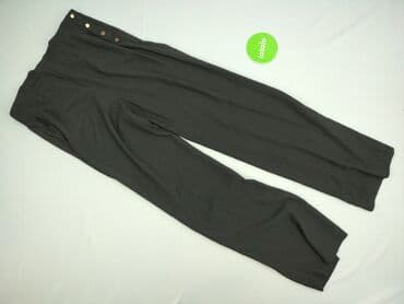 czarne satynowe spodnie zara: Zara, Spodnie materiałowe damskie, rozmiar M — 2