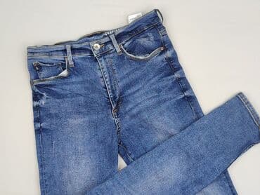 jeansy plus size wysoki stan: H&M, Jeansy damskie, rozmiar M — 1
